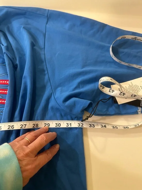 Frost Origs by Marqeis Jovan Blue Graphic Tee - 'Love Will Tear Us Apart' SZ 5XB - Picture 11 of 15